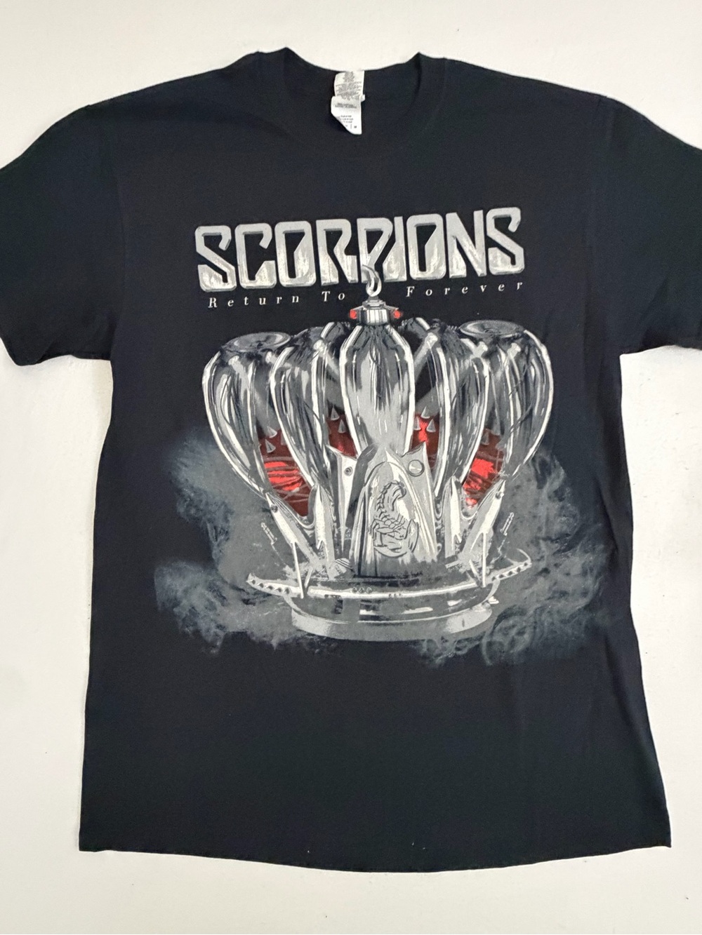 New Scorpions Return To Forever 2015 World Tour Band T-Shirt Black Medium